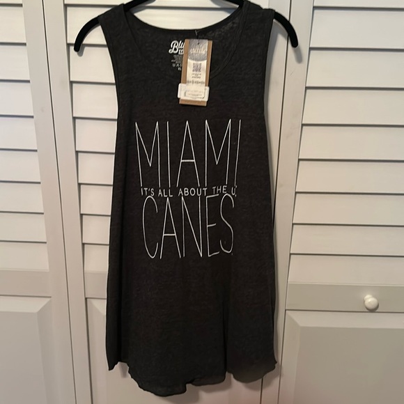 Tank top, dark gray. University of Miami. - Picture 1 of 3